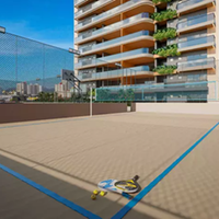 Torre La Vie facilita a vida dos praticantes de beach tennis com uma quadra no próprio empreendimento
