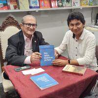 Walbert Monteiro lançou o nono livro "Três vultos históricos do Pará" na Feira do Livro das Multivozes.