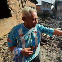 José Antônio da Silva, o 'Papa do Paysandu', perdeu sua casa em um incêndio na Sacramenta na noite desta quarta-feira
