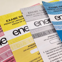 ENEM possui quatro versões de provas separadas em, cores