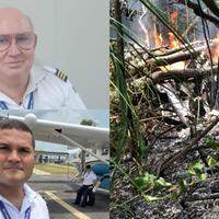 O piloto e o copiloto da aeronave seriam itaitubenses, identificados como Claudio Atílio Mortari e Cleiton Almeida