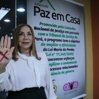 Desembargadora e coordenadora da Coordenadoria Estadual das Mulheres em Situação de Violência Doméstica e Familiar (Cevid), Nazaré Saavedra,