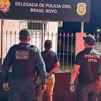 Em Brasil Novo, dois homens receberam voz de prisão
