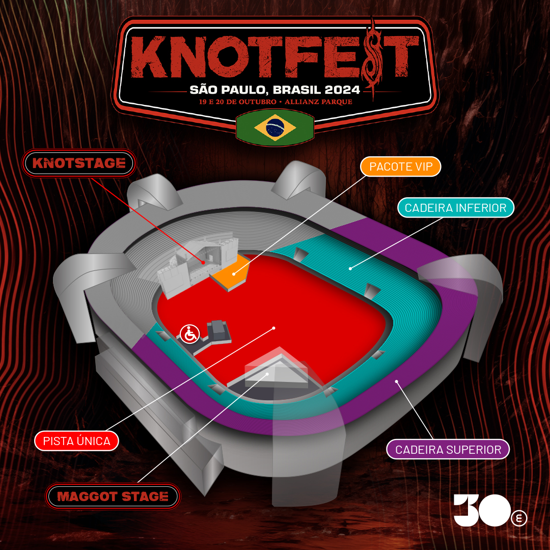 Knotfest Brasil, evento da banda Slipknot, tem datas divulgadas para