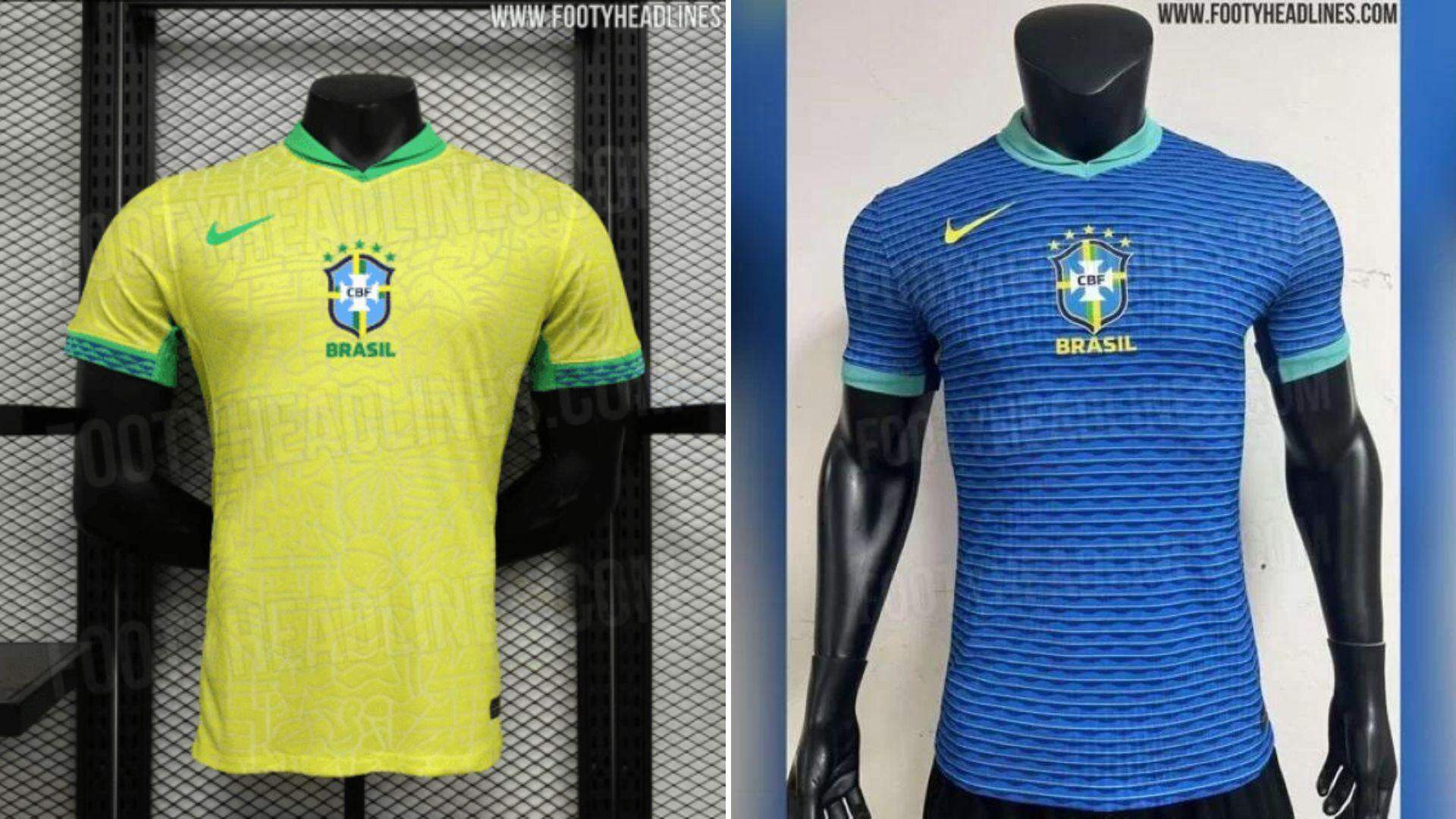 Seleção Brasileira estreia nova camisa em amistosos em março; veja detalhes  e imagens, Futebol
