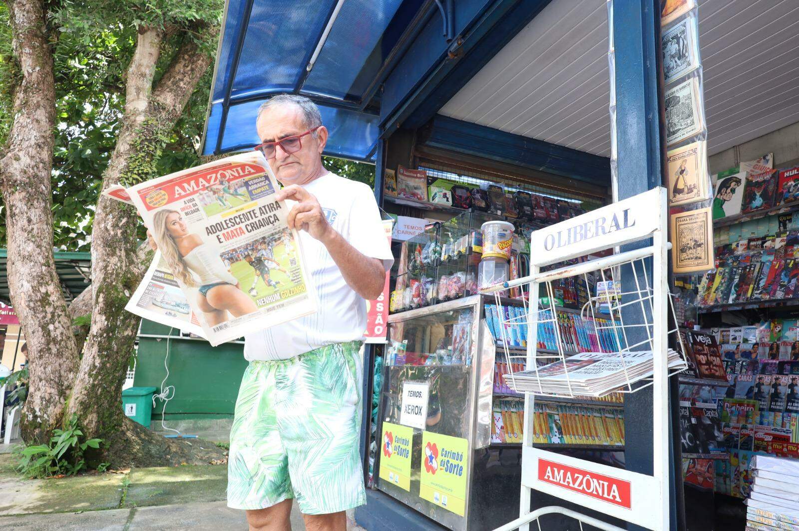 Bancas de jornal reúnem tradição e modernidade pelo gosto da leitura em  Belém | Economia | O Liberal