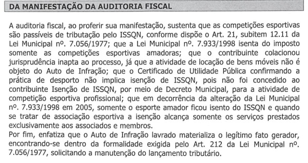 Auditoria fiscal se manifesta sobre dívida do Paysandu com a Prefeitura Auditoria fiscal se manifesta sobre dívida do Paysandu com a Prefeitura