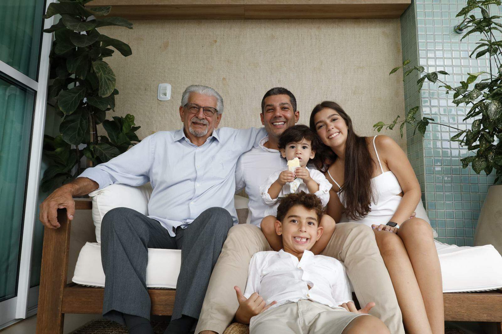 Amor e valores são reforçados na família de Junior Fecuri