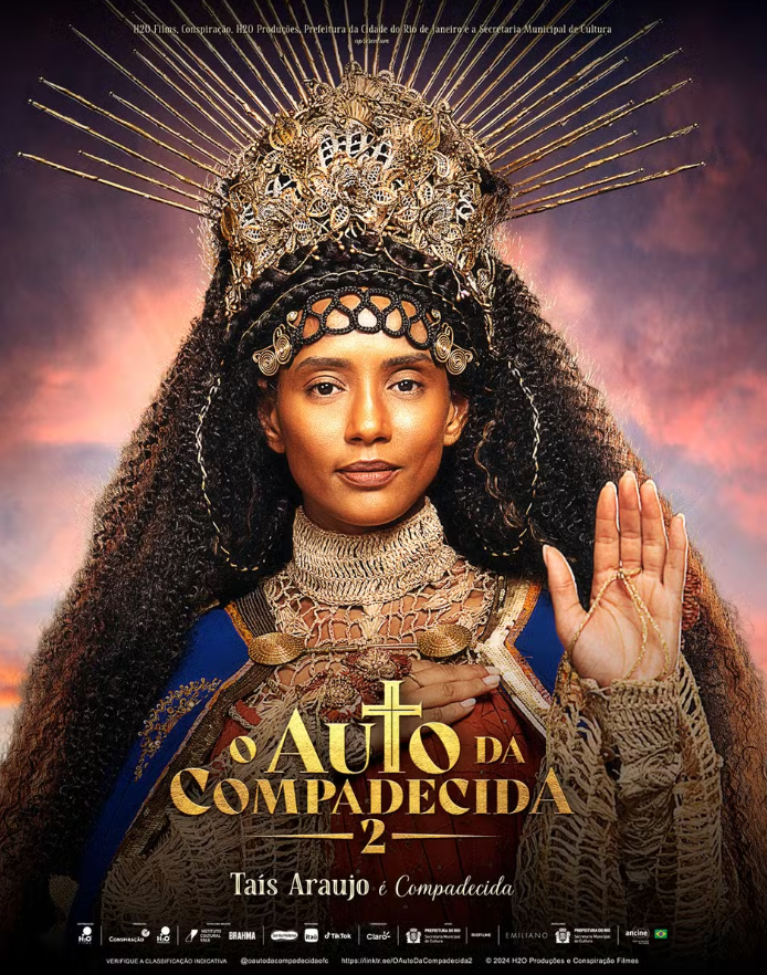 'O Auto da Compadecida 2': cartaz oficial do filme mostra Taís Araujo ...