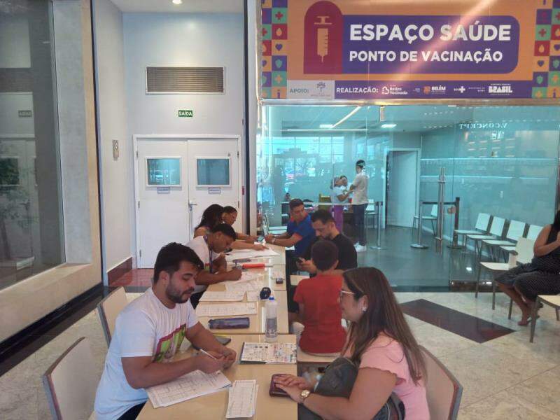 Imagem de vacinação em Belém