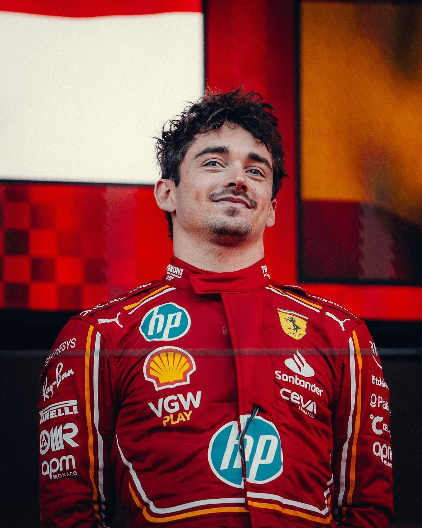 Leclerc aperta o rimto no fim e lidera 1º treino livre para o GP de Mônaco e Bortoleto é o 9º
