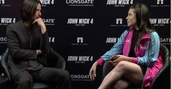 Victtória Xàvier Brilha na Cultura Pop: Entrevistas Exclusivas com Brad Pitt e Keanu Reeves