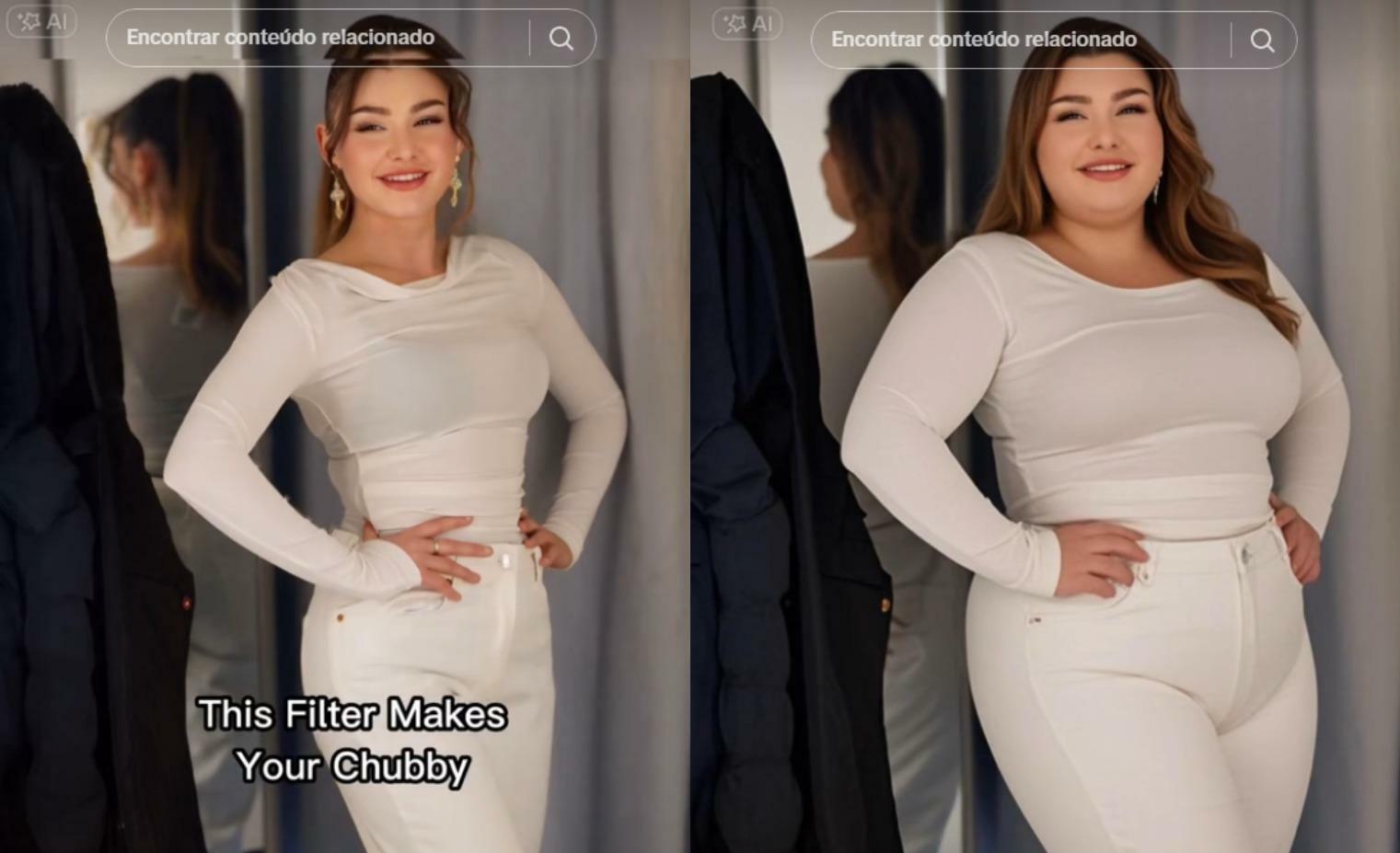 Filtro que deixa pessoas gordas no Tik Tok causa revolta na web | Mundo | O  Liberal