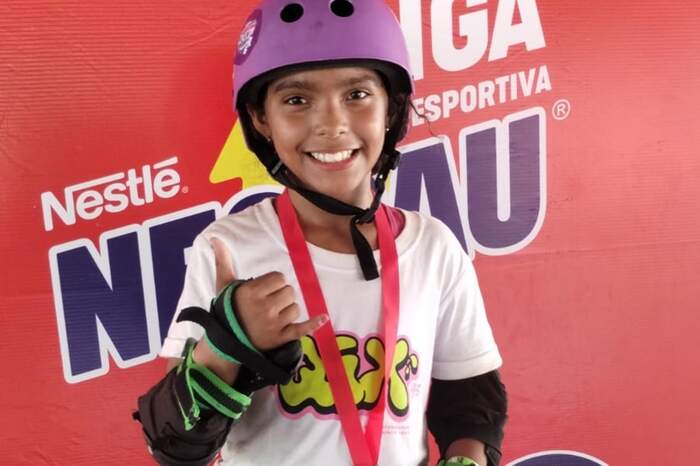 Pimentinha conquistou o primeiro lugar na categoria mirim da Liga Esportiva Nescau, em São Luís