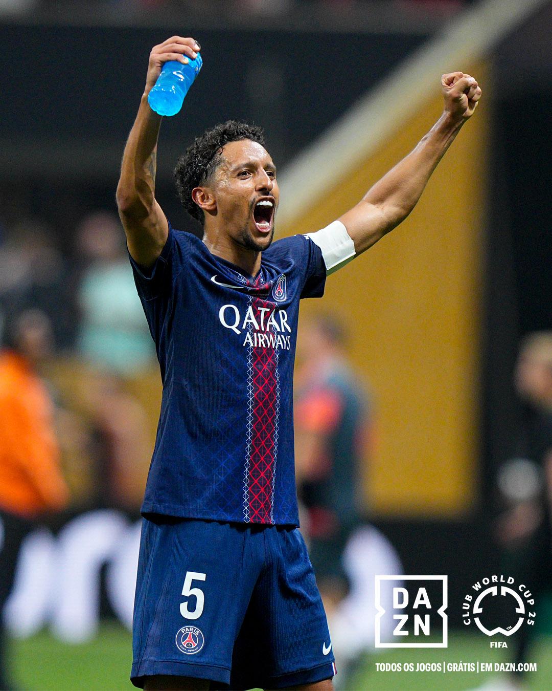 Marquinhos festeja título após início ruim do PSG: 