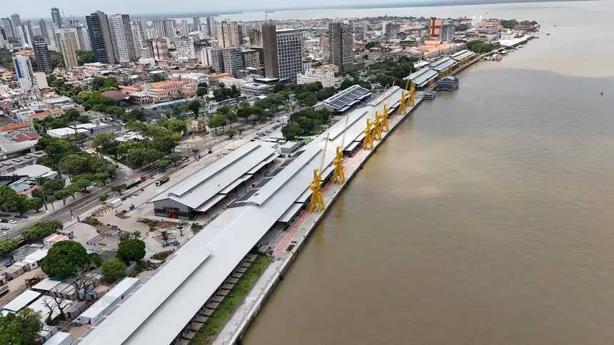 Vista aérea de Belém.