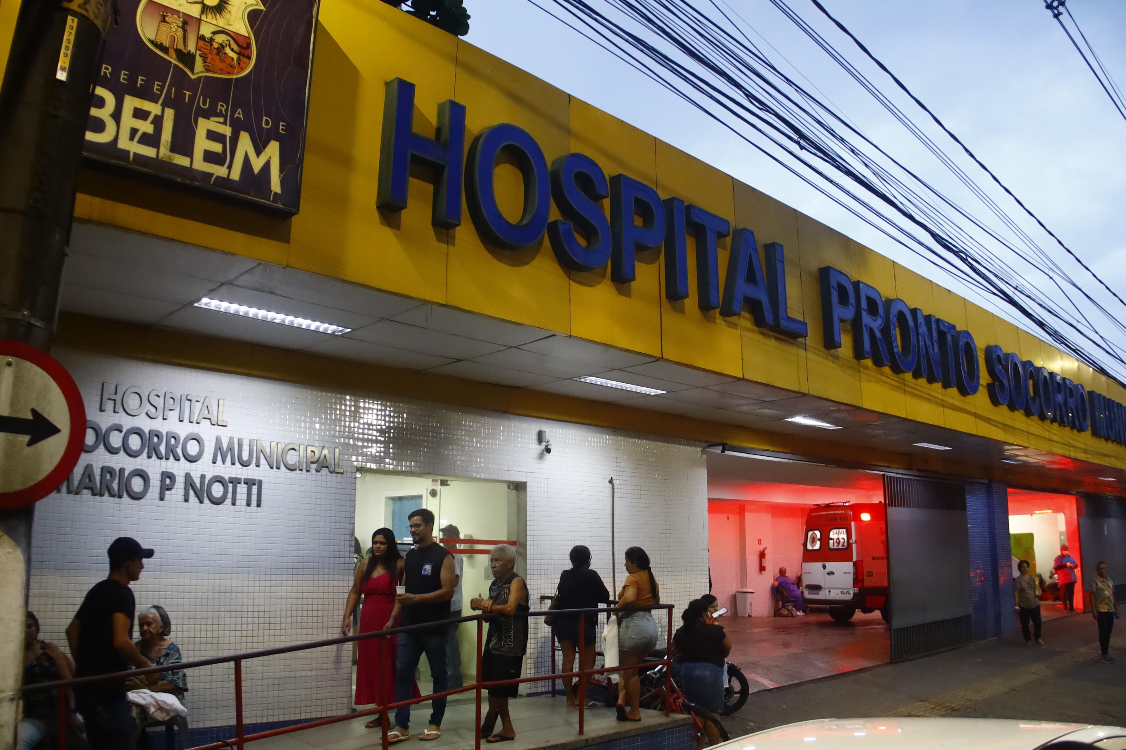 Pacientes e familiares sofrem com descaso no Hospital Pronto Socorro Mário Pinotti, na travessa 14 de Março, em Belém.
