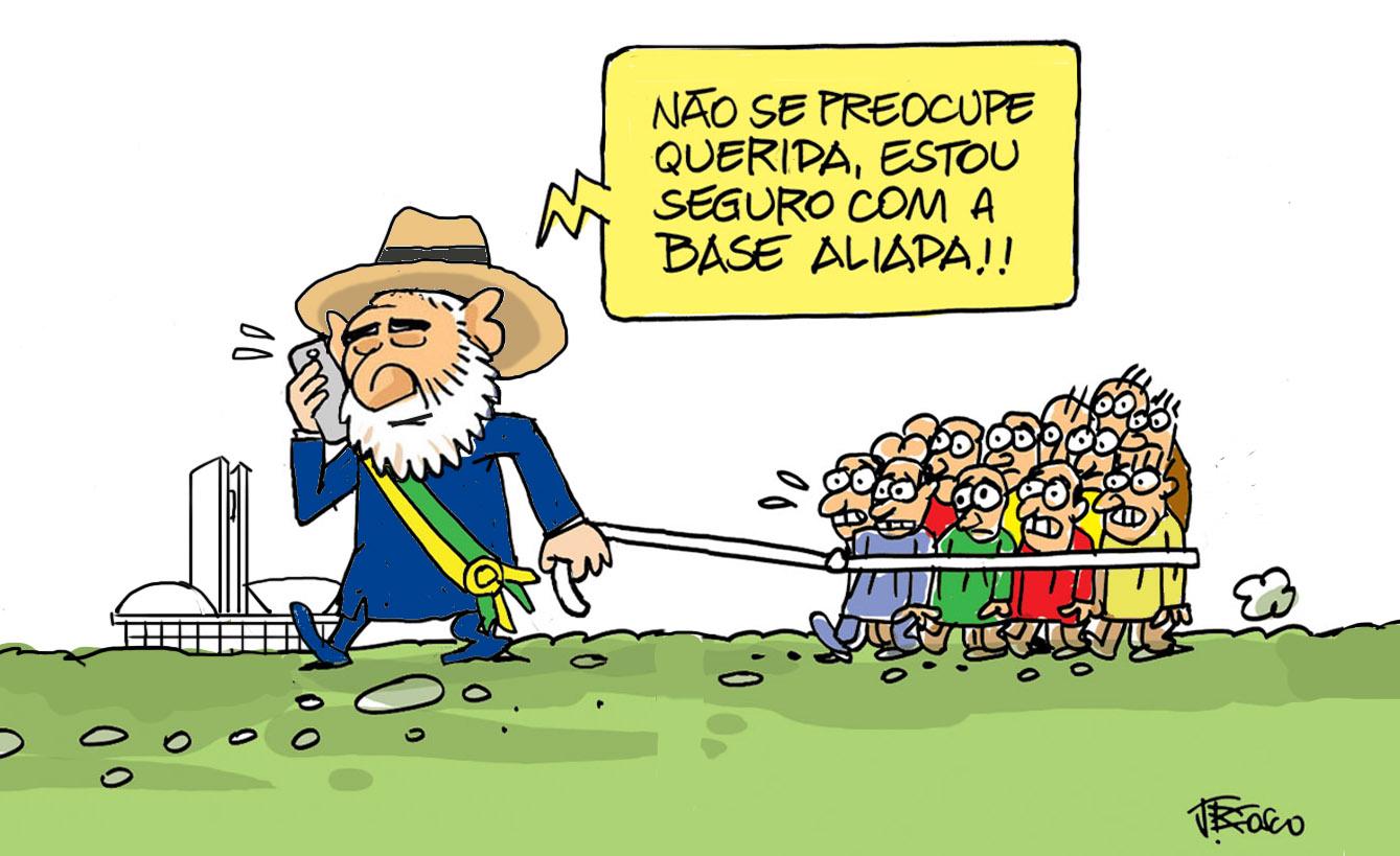 Lula garante que está seguro com sua base aliada