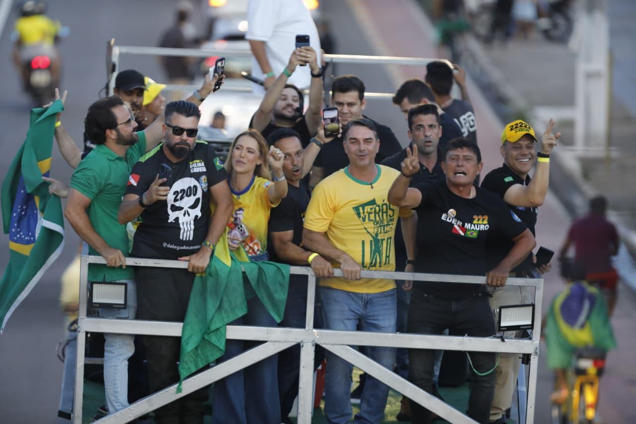 Flávio Bolsonaro em Belém