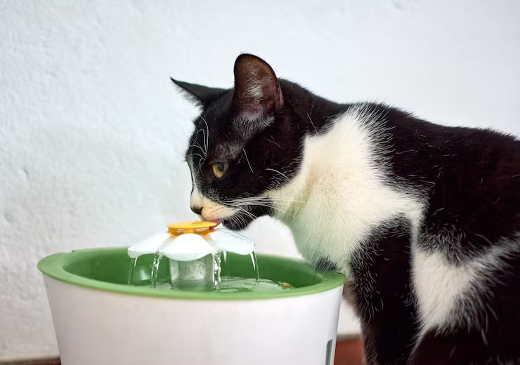 Alguns felinos não costumam beber água em quantidade suficiente