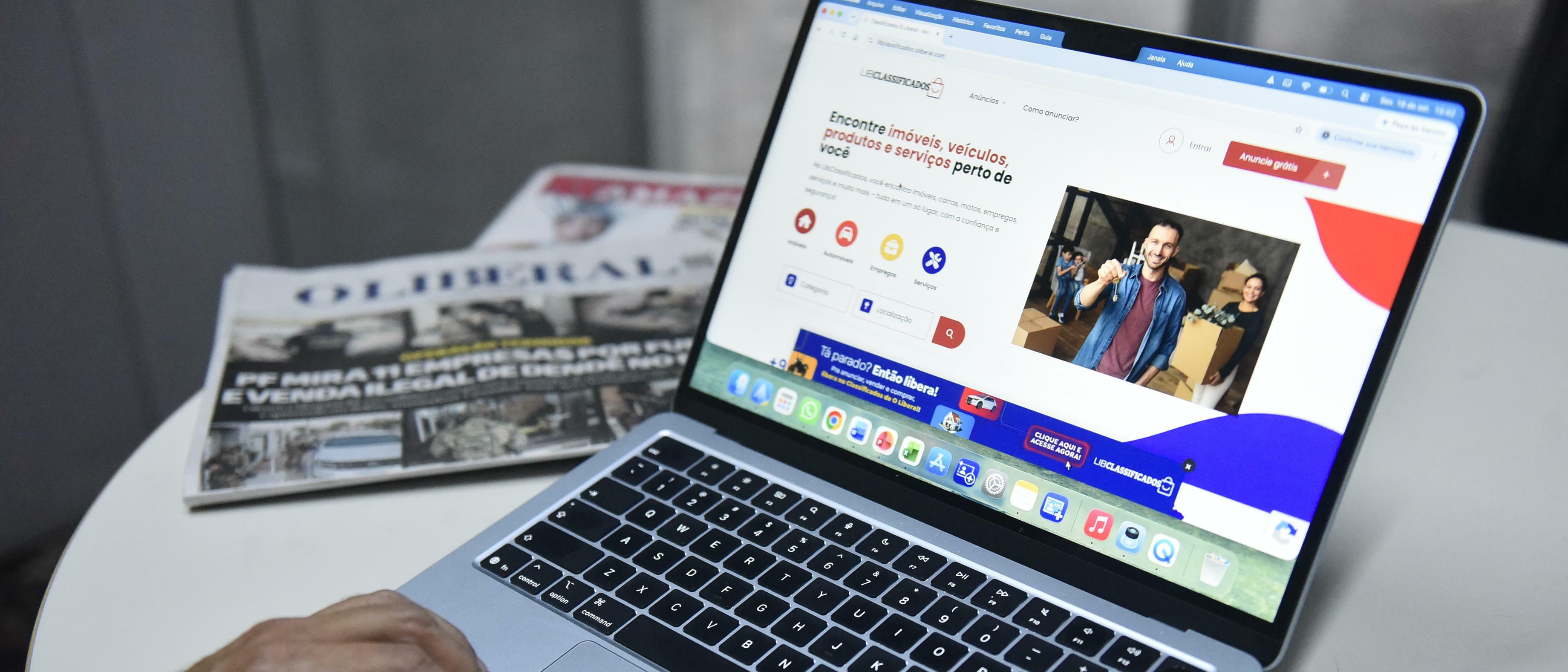 LIB Classificados é a nova plataforma de anúncios do Grupo Liberal, lançada neste domingo (20)
