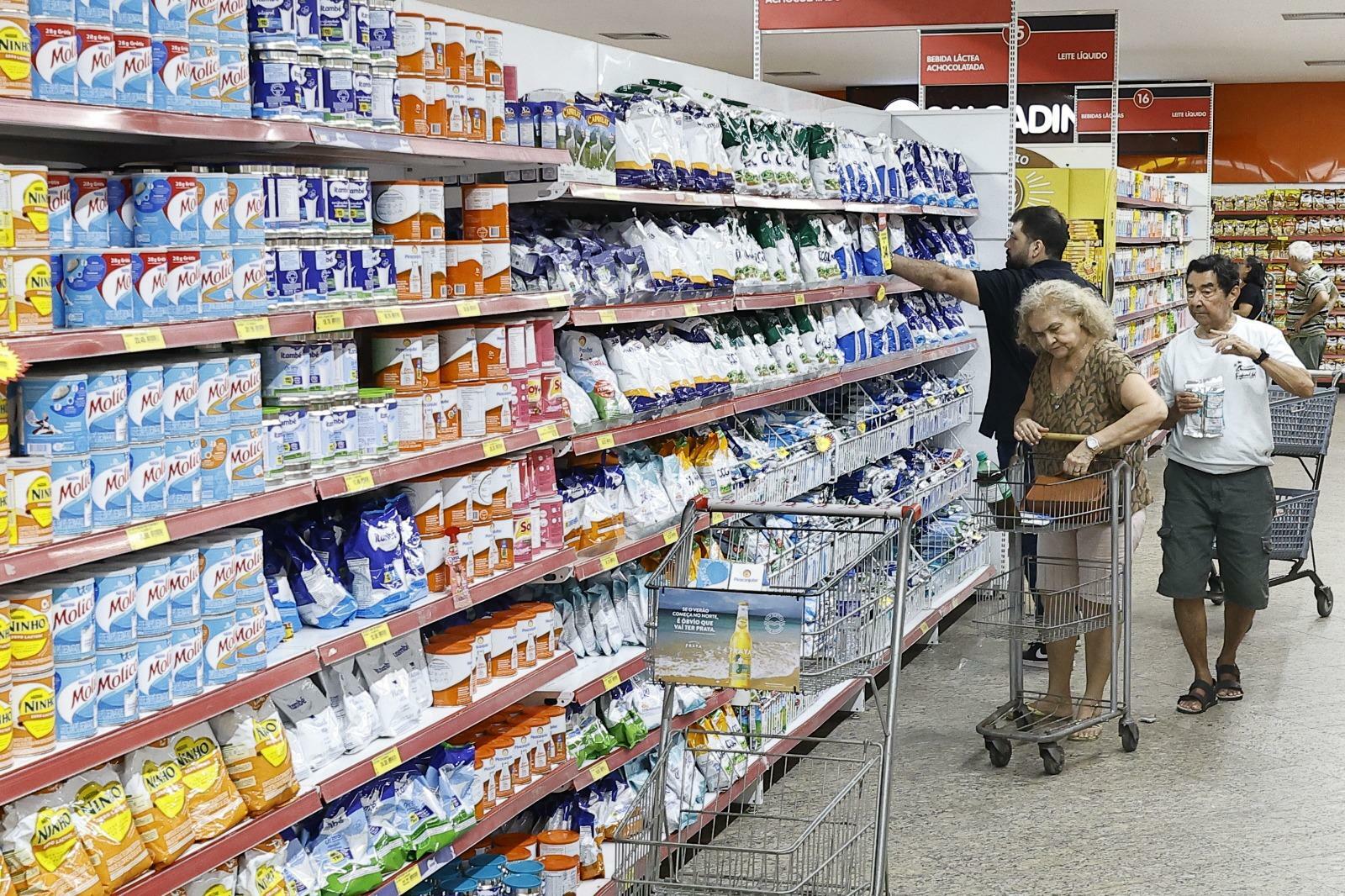 Hipermercado em Belém.