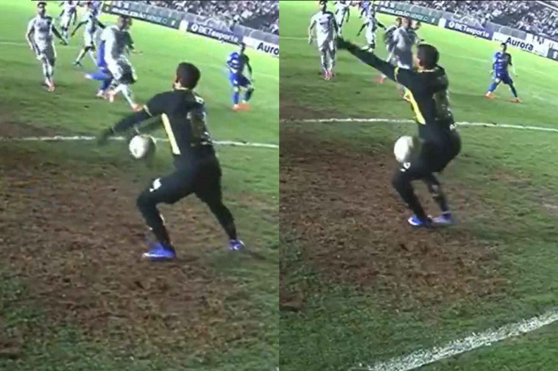 O "frango" viralizou nas redes sociais. Torcedores e "secadores" fizeram piada e criticaram a atuação do goleiro do Papão