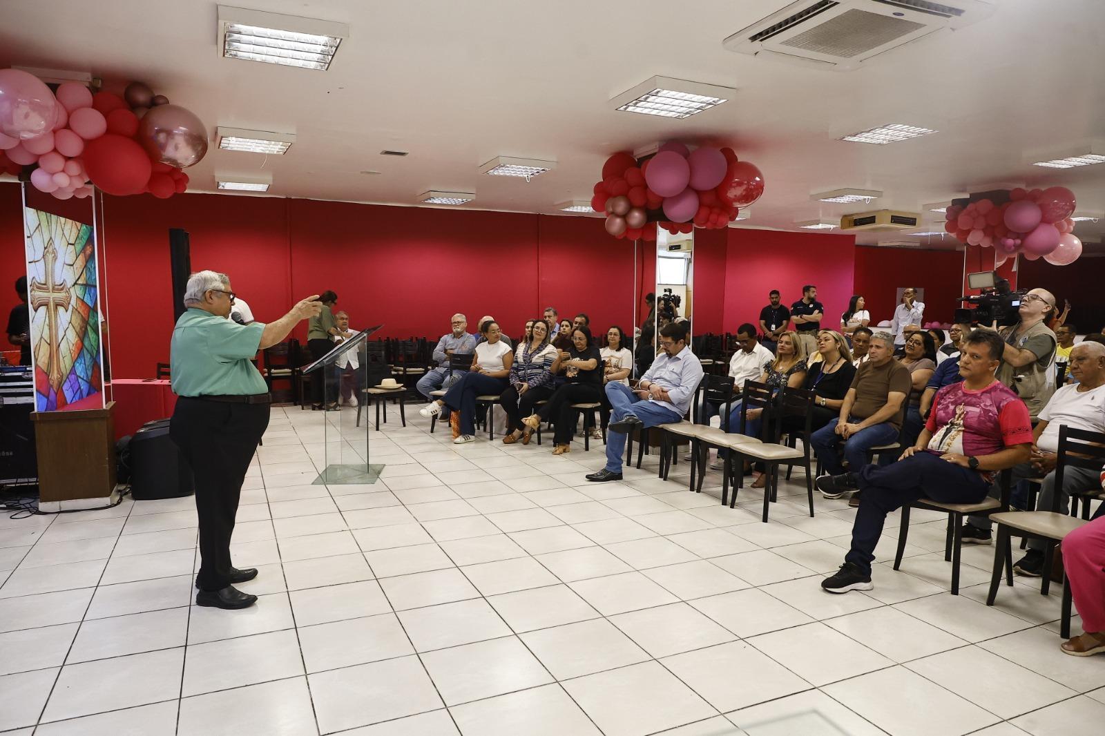Apresentação do Projeto Peregrinos de Nazaré 2026 contou com vários parceiros e órgãos de Estado.