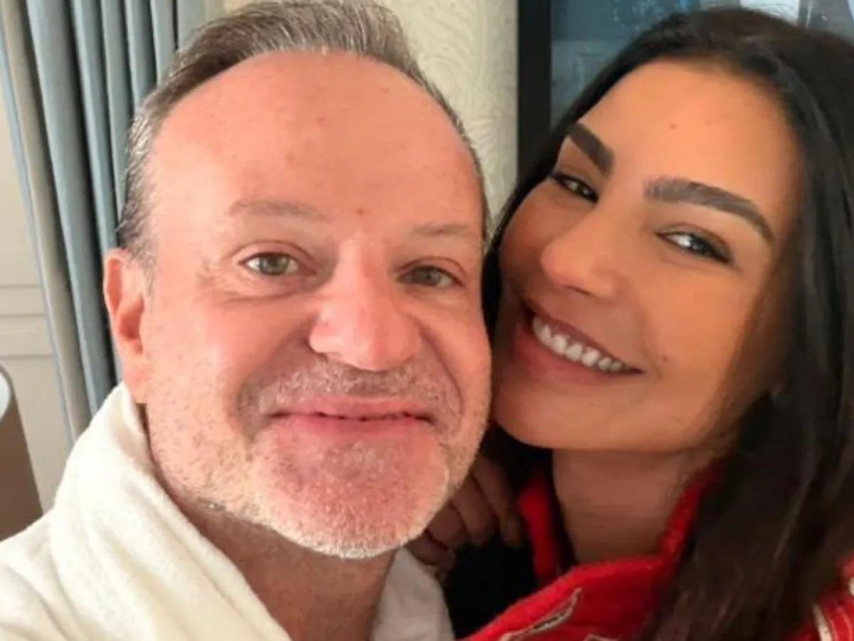 Cíntia e Baichello assumiram o namorado no dia 1º de setembro