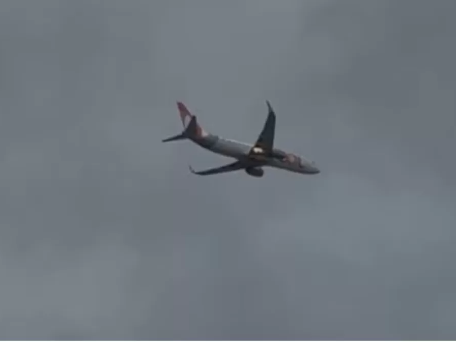 Avião da Gol que seguia para SP retorna ao Recife após incidente em um dos motores