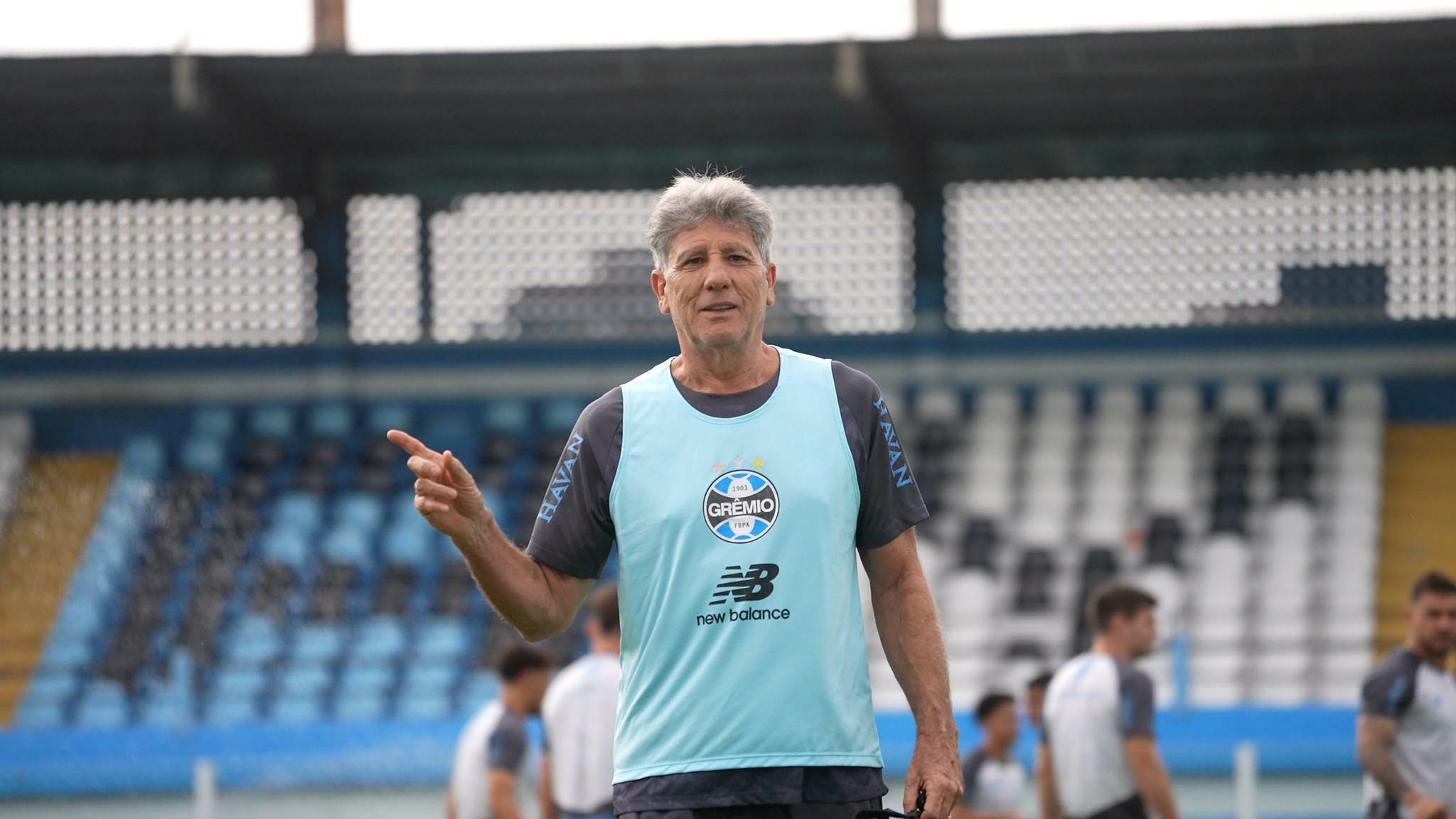 Renato Portaluppi comanda o Grêmio em importante duelo em Belém. (Cristiano Oliveski / Grêmio FBPA)