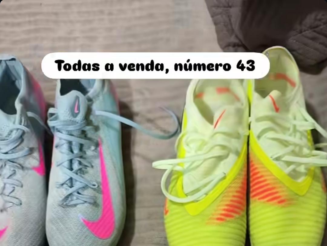 Alef Manga vende chuteiras nas redes sociais