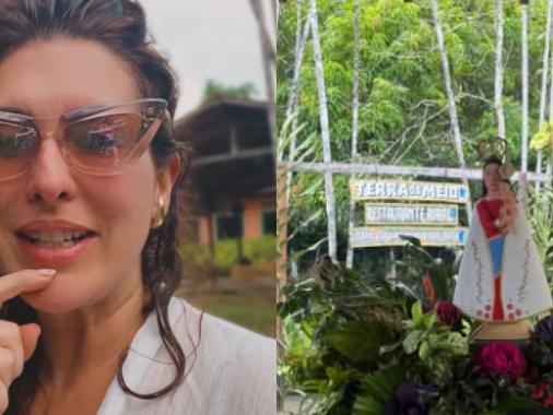 Fernanda Paes Leme visita o Pará como convidada de Fafá de Belém para acompanhar o Círio de Nazaré