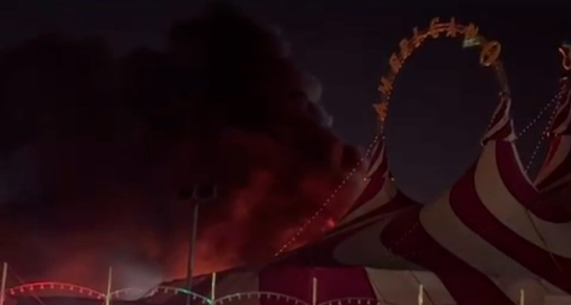 Incêndio atinge estrutura do Circo Americano no Parque da Cidade em Belém