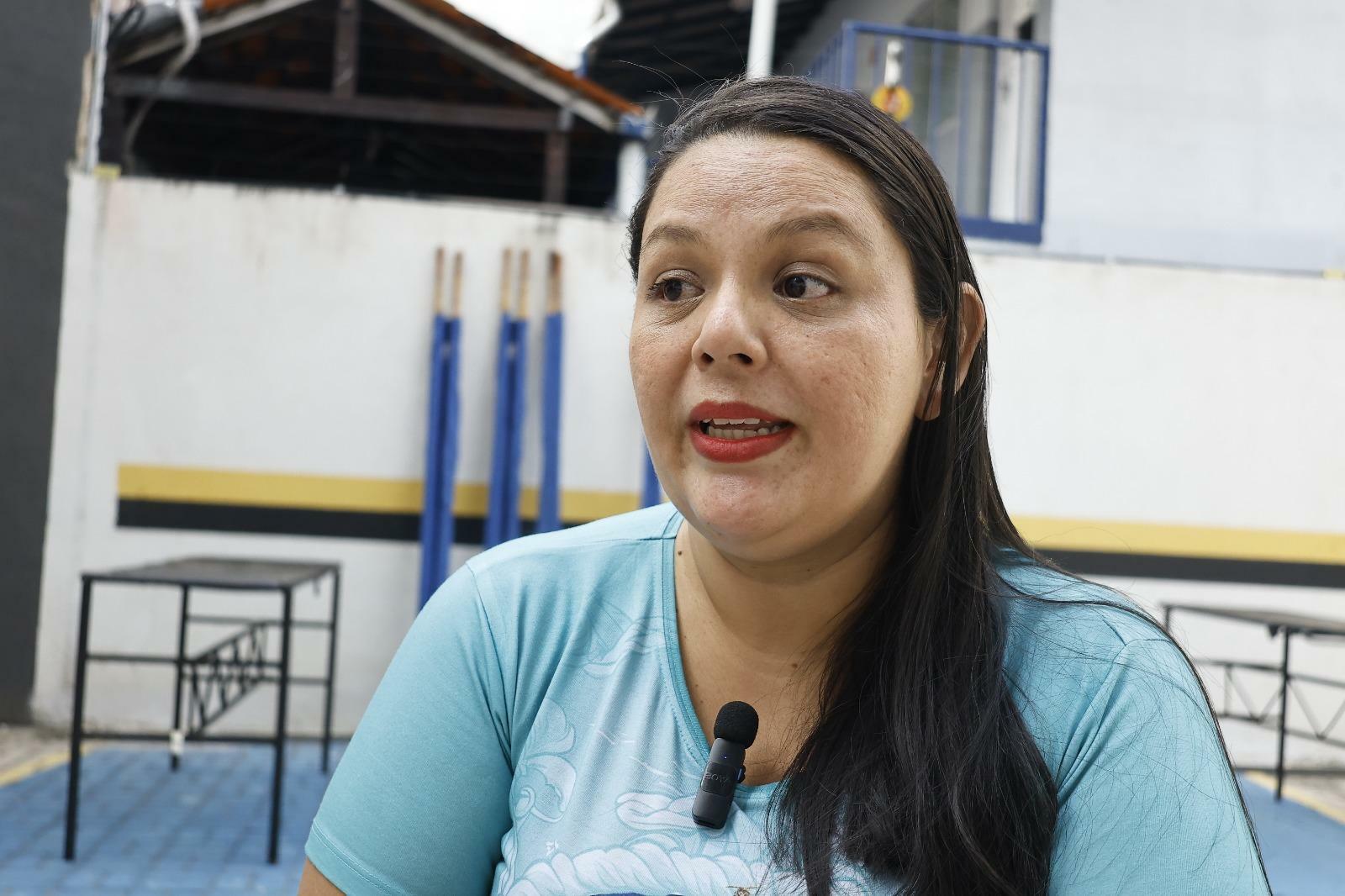 Laryssa Silva, voluntária da Cruz Vermelha em 2026.