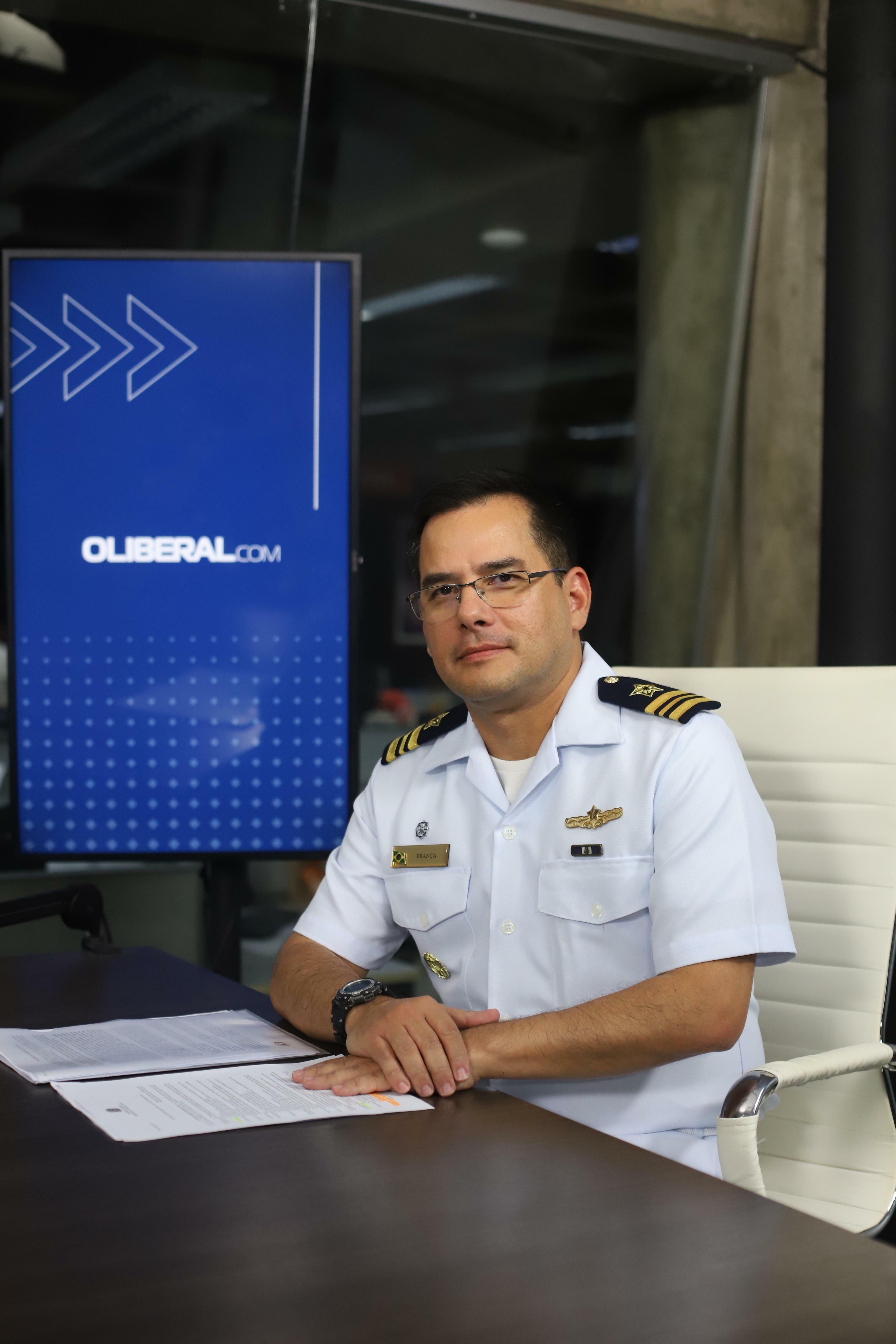 Capitão de Corveta (T) Hebert Bruno da Cunha França, Chefe do Departamento de Segurança do Tráfego Aquaviário da Capitania dos Portos da Amazônia Oriental (CPAOR).