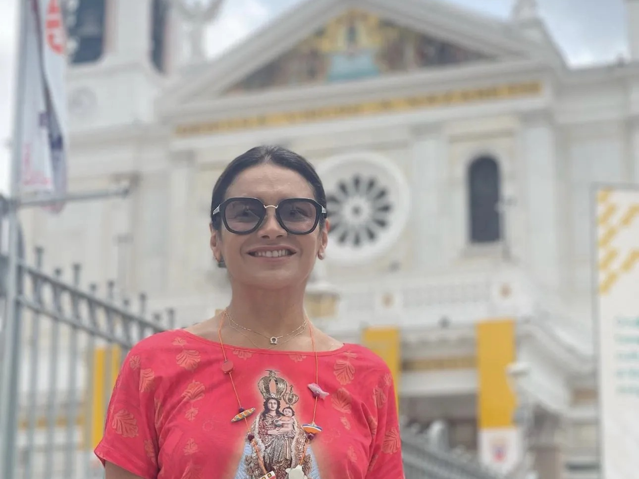 Dira Paes sempre está em Belém durante o Círio