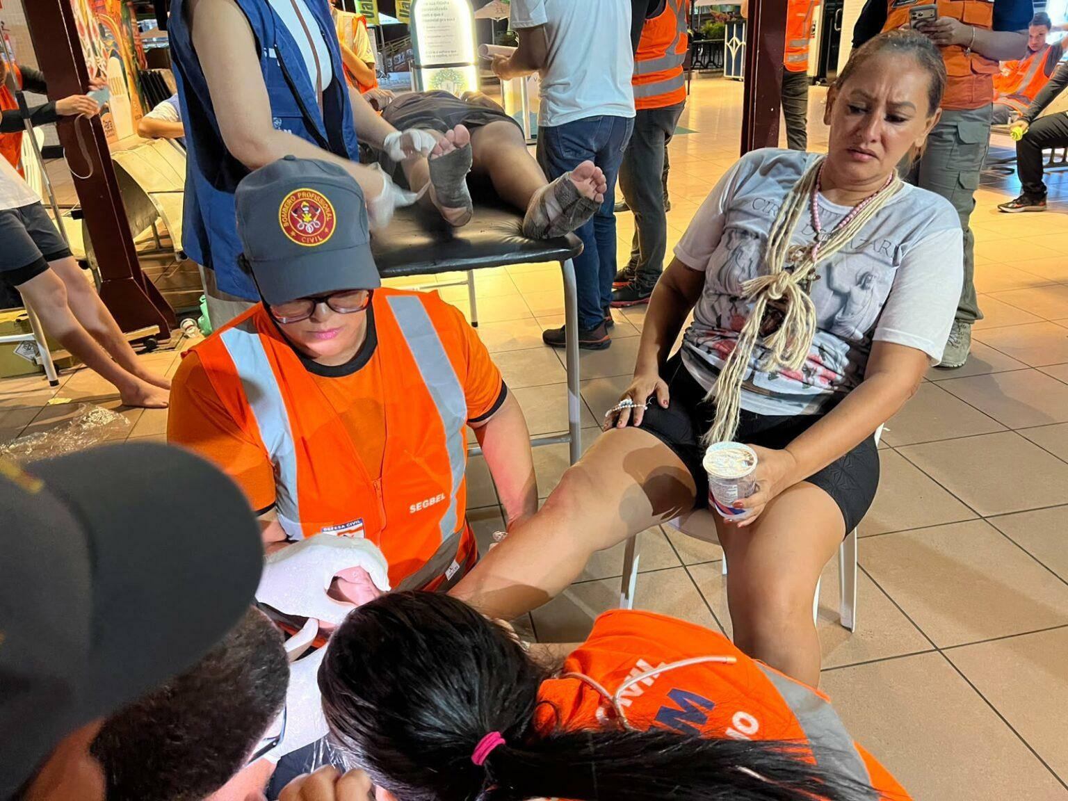 Profissionais de saúde prestam atendimento a romeiros do Círio 2026
