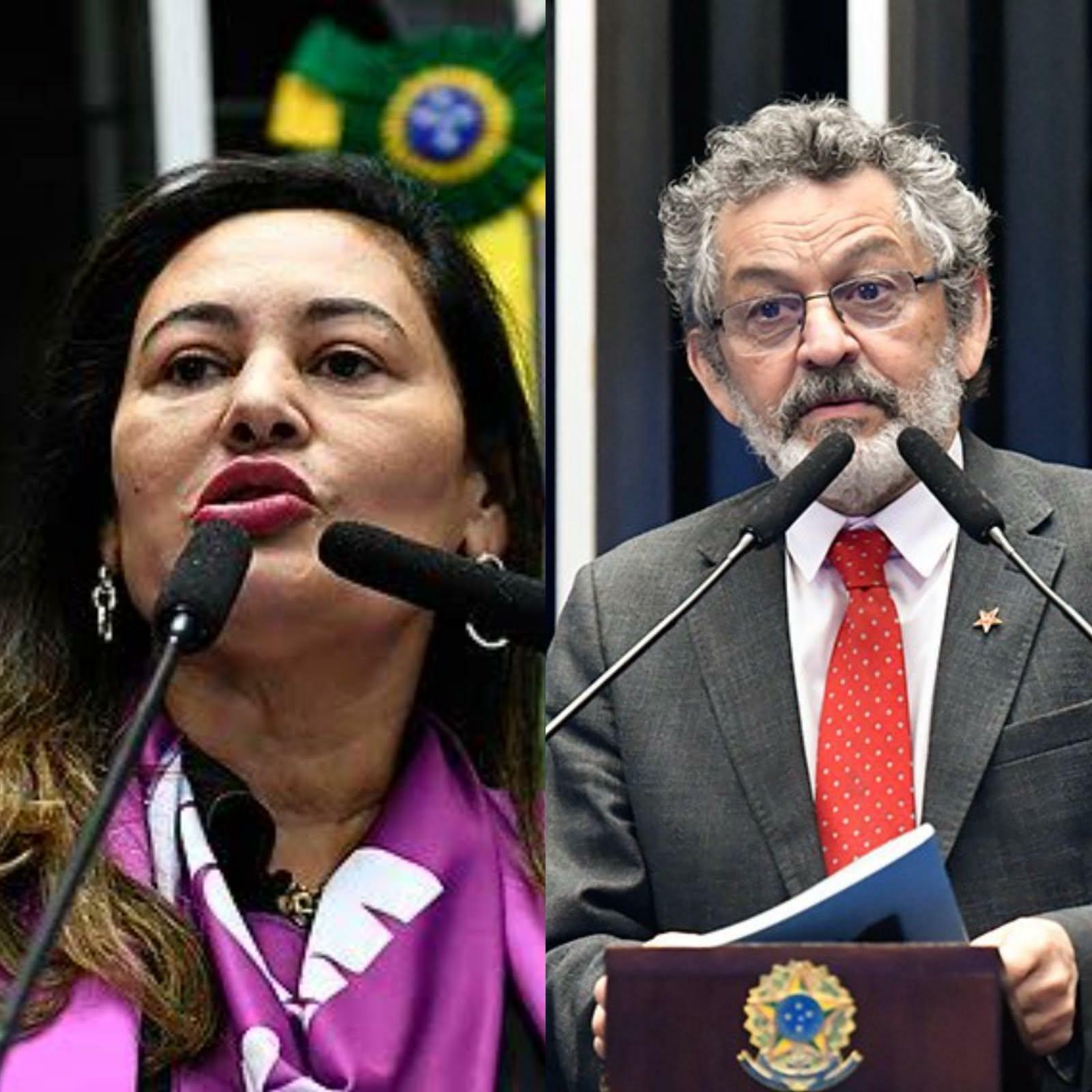 Deputada federal Dilvanda Faro e ex-senador Paulo Rocha