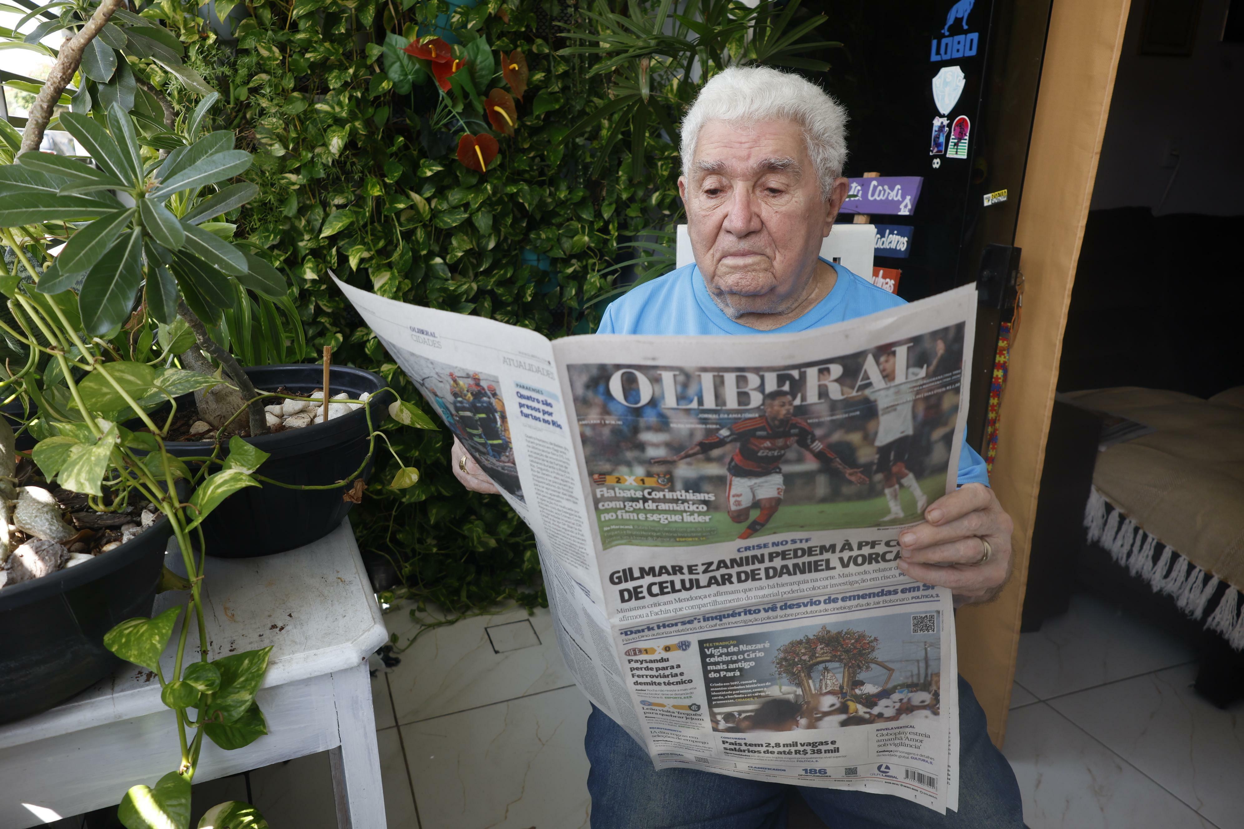 Para Osmar Bellarmino, O LIBERAL é companheiro do "dia a dia"