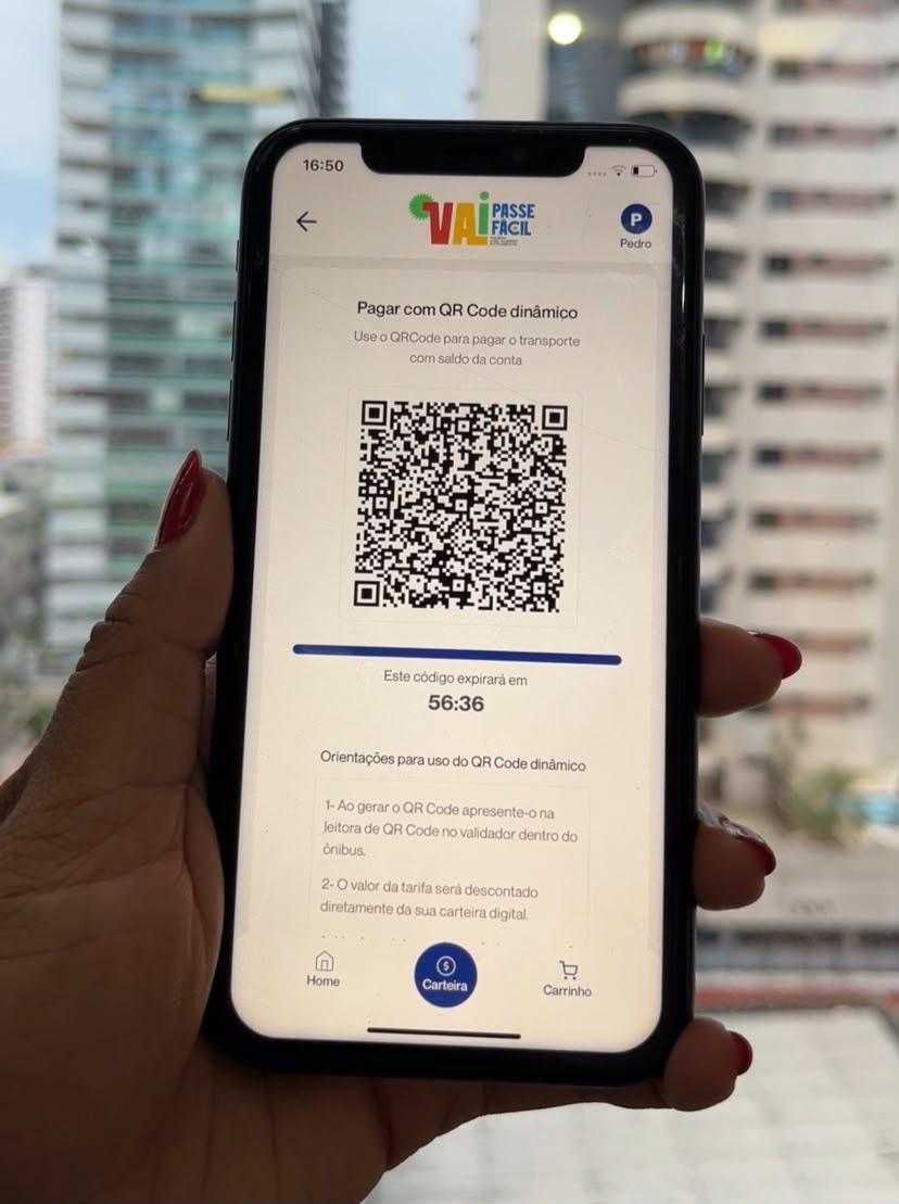Aplicativo torna o pagamento mais simples e contribui para maior agilidade no embarque