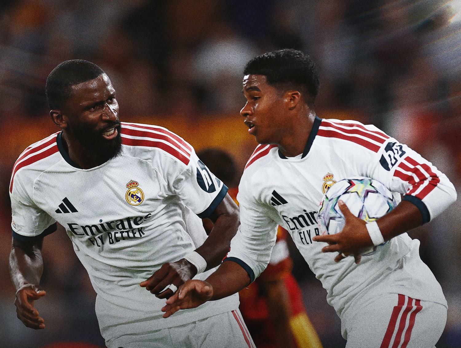 Rüdiger e Endrick, do Real Madrid