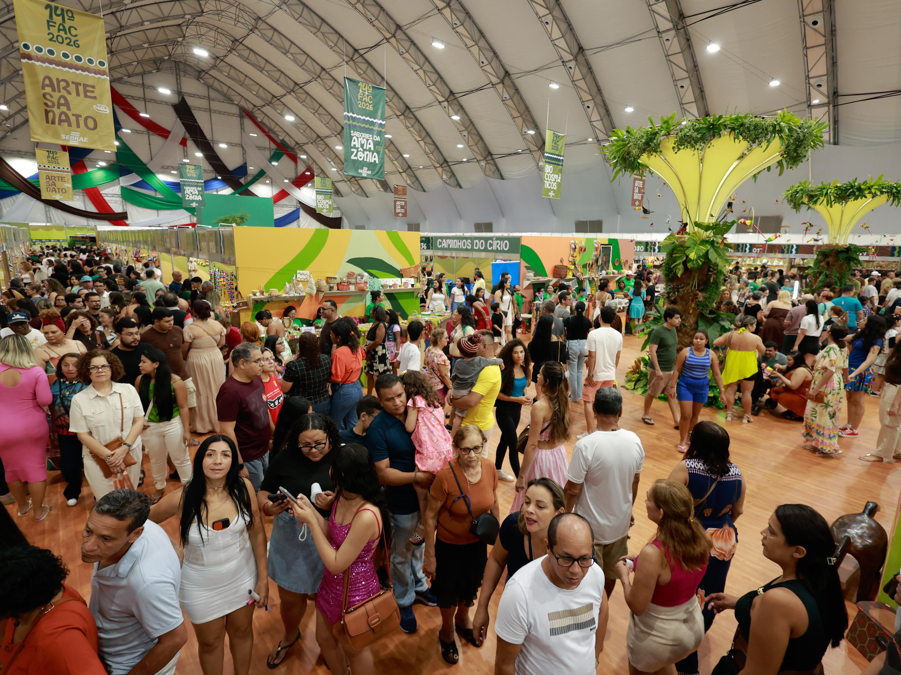 Em Belém, a Feira de Artesanato do Círio (FAC) gercou R$ 3,7 milhões em negócios, com sucesso de público