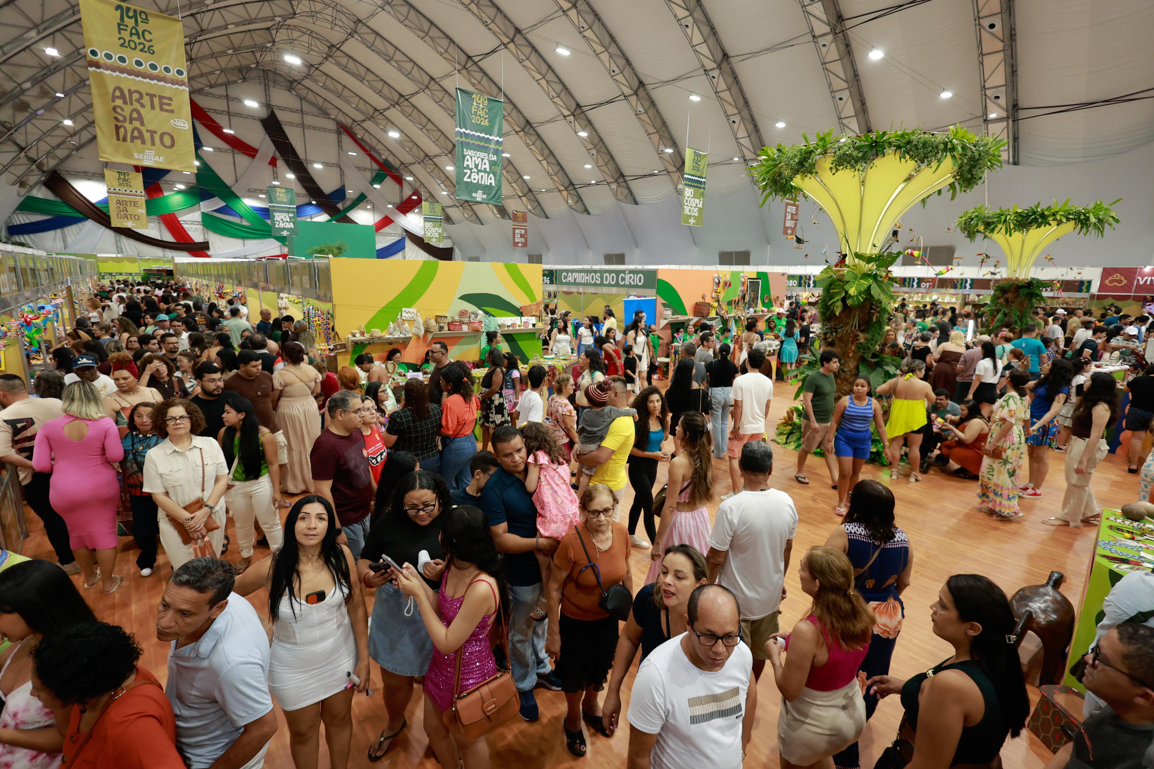Em Belém, a Feira de Artesanato do Círio (FAC) gercou R$ 3,7 milhões em negócios, com sucesso de público