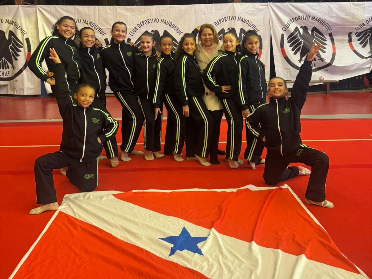 Equipe paraense em Santiago, capital do Chile.