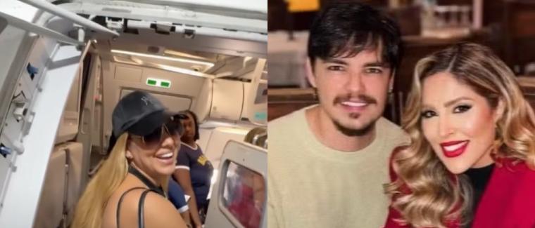 Manu e Anderson começaram a se relacionar enquanto ambos estavam em outros relacionamentos. Na época, Suanny era companheira do produtor