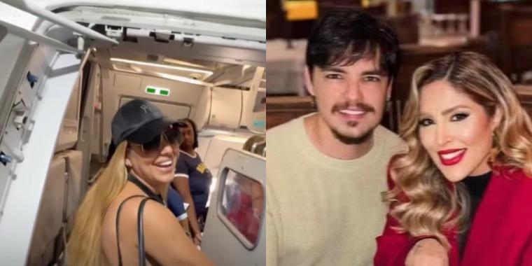 Manu e Anderson começaram a se relacionar enquanto ambos estavam em outros relacionamentos. Na época, Suanny era companheira do produtor