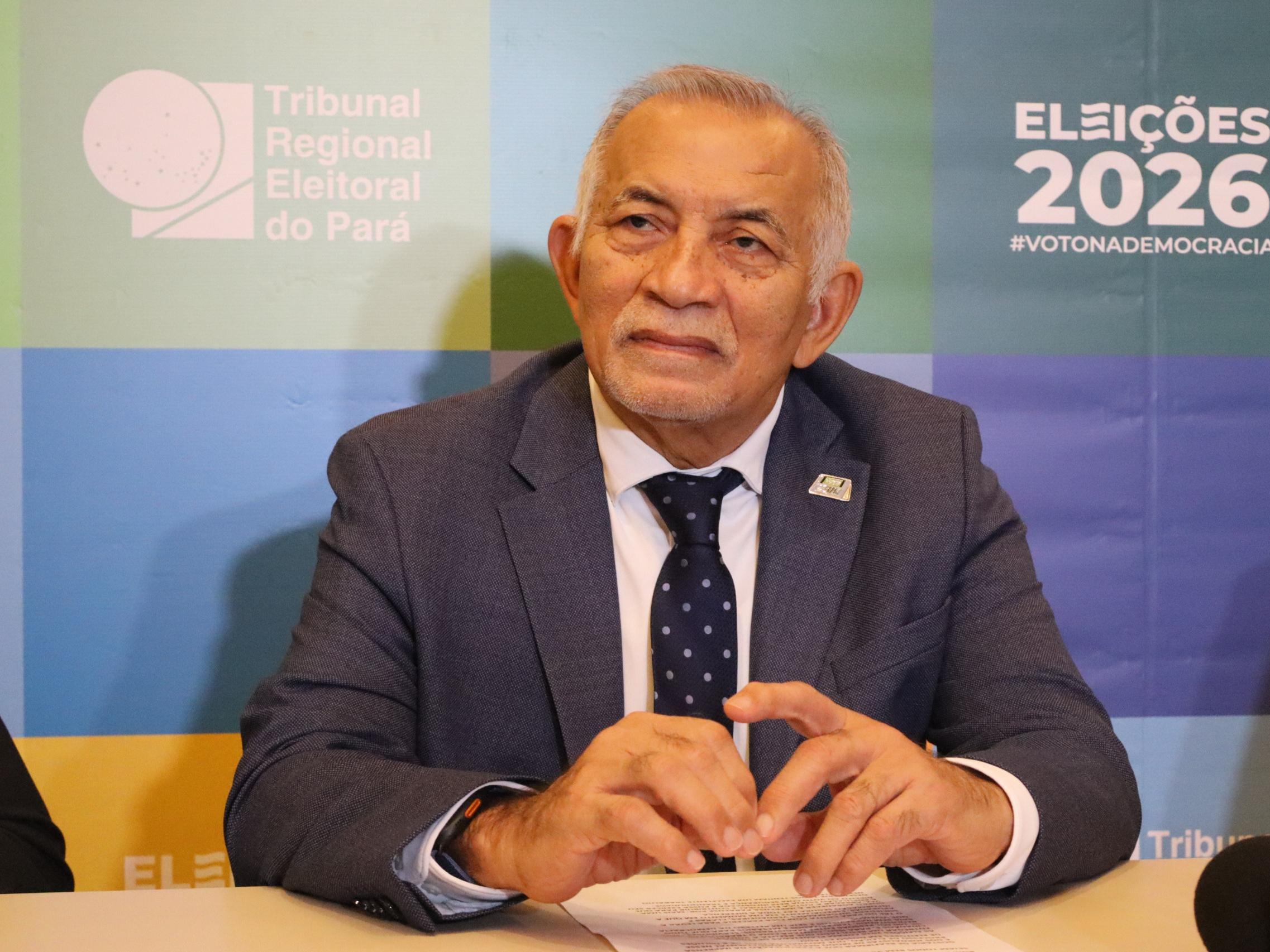 Presidente do TRE-PA, desembargador José Maria Teixeira do Rosário: "É possível votar só com o e-Título, desde que o aplicativo exiba a fotografia do eleitor"
