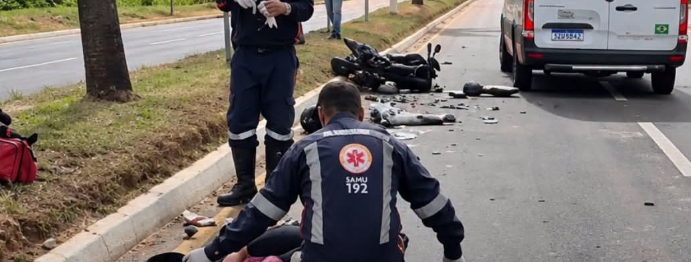 Setor da PA-256 onde ocorreu o acidente entre a moto e o caminhão tem radar com velocidade máxima de 40 km/h