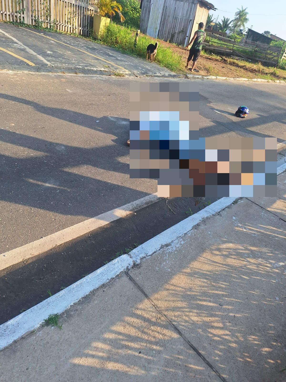 Motociclista morre após colidir contra mureta de proteção em Ananindeua.